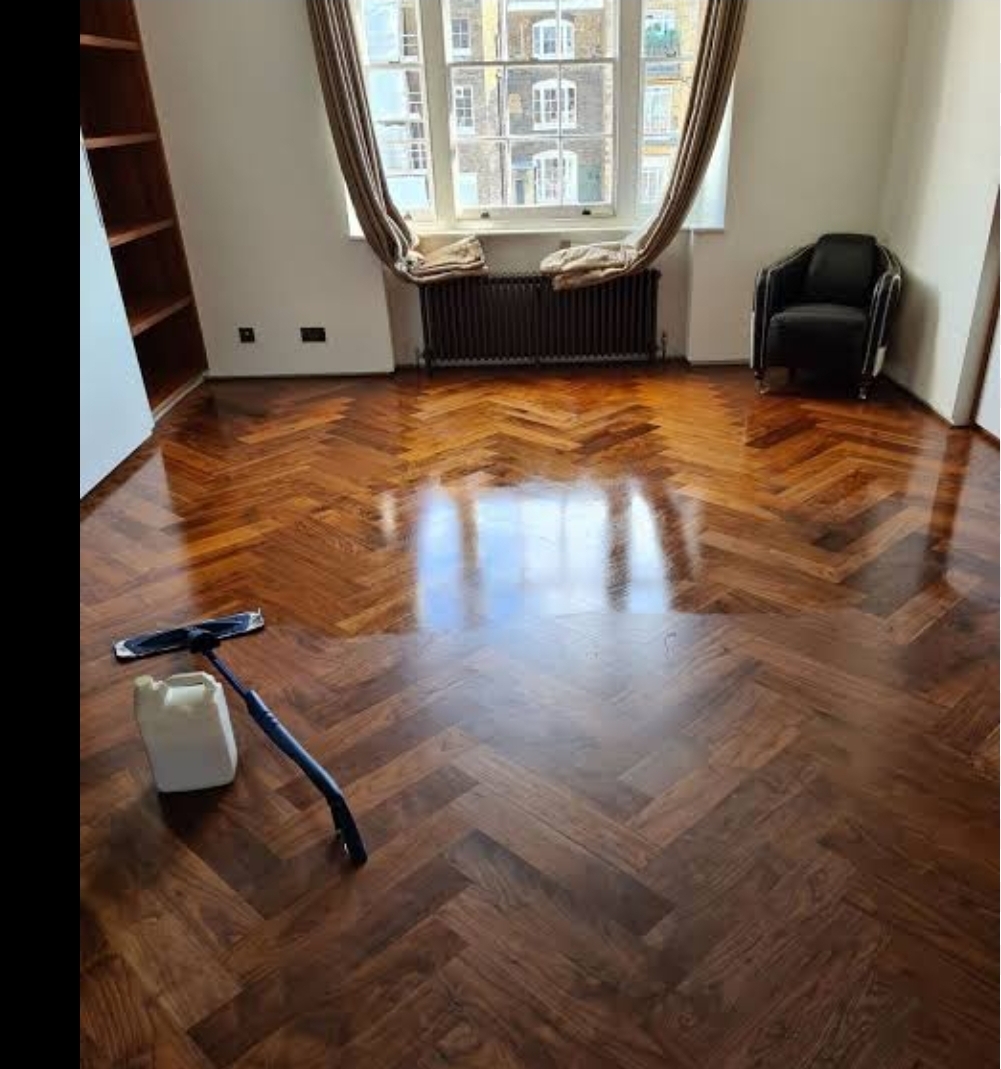 Clean floor after RMT cleaning